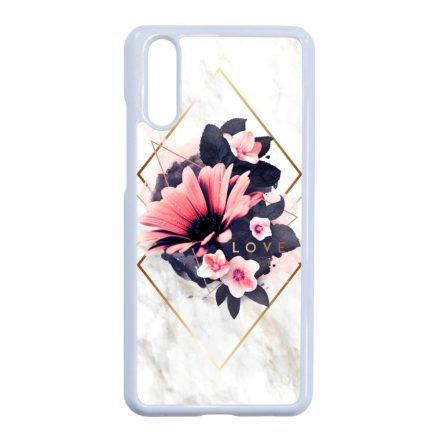 Marble Love marvany mintas viragos Huawei P20 fekete tok