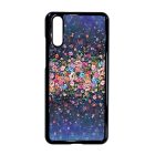 virágos tavaszi art Huawei P20 fehér tok