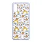 Tündéri Kawaii cica mintás Huawei P20 tok