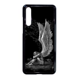 angyal angyalos fekete bukott Huawei P20 Pro fekete tok