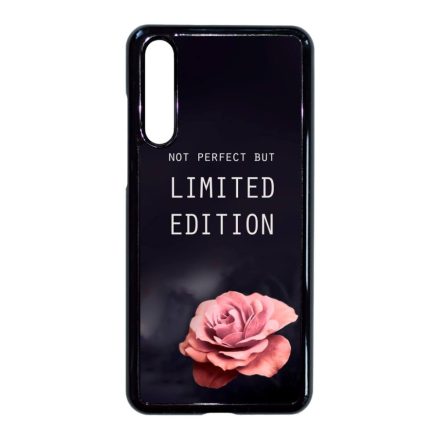 i am Not Perfect But Limited edition viragos rose rozsas Huawei P20 Pro fehér tok