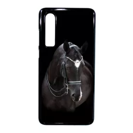 barna lovas ló Huawei P30 fekete tok