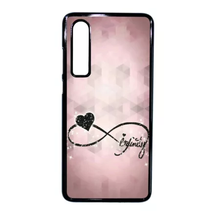 csajos lila infinity infinitis végtelen Huawei P30 fekete tok