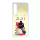 agnes unikornis gru my fluffy unicorn Huawei P30 fehér tok