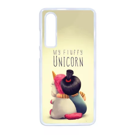 agnes unikornis gru my fluffy unicorn Huawei P30 fehér tok