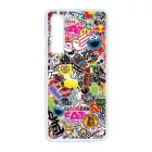 stickerbomb matricabomba Huawei P30 fekete tok