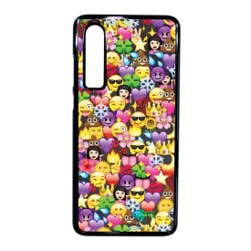 emoji Huawei P30 fekete tok