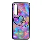szerelem szerelmes szíves szivecskés hipster Huawei P30 fekete tok