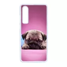 kölyök kutyus francia bulldog kutya Huawei P30 fehér tok