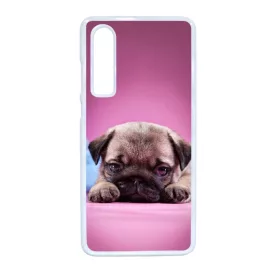 kölyök kutyus francia bulldog kutya Huawei P30 fehér tok