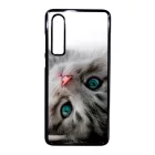 cica cicás macskás Huawei P30 fehér tok
