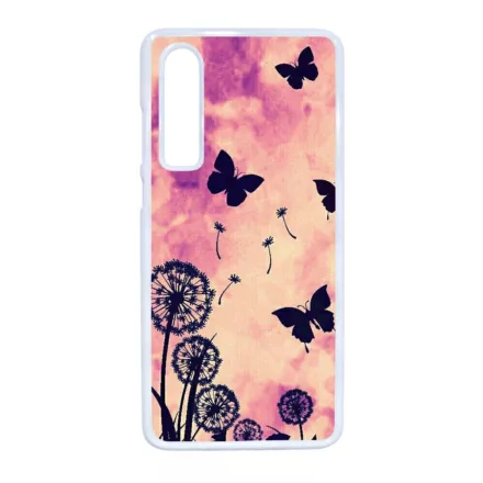 pillangós lepkés pitypang tavaszi Huawei P30 fehér tok