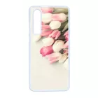 virágos tulipános tavaszi Huawei P30 fehér tok