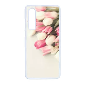 virágos tulipános tavaszi Huawei P30 fehér tok