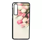 virágos tulipános tavaszi Huawei P30 fehér tok