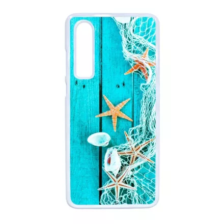 Tengeri csillag kagyló nyár Huawei P30 fehér tok