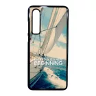 Minden nap egy új kezdet vitorlás tenger nyár Huawei P30 fehér tok