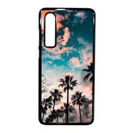 Pálmafa nyár Huawei P30 fekete tok