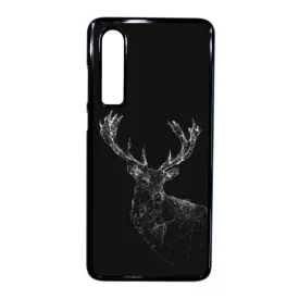 szarvas szarvasos agancs őszi Huawei P30 fekete tok