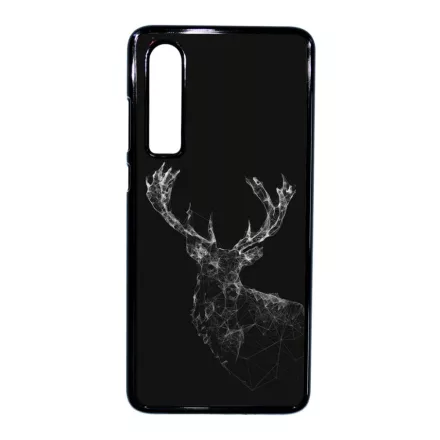 szarvas szarvasos agancs őszi Huawei P30 fekete tok