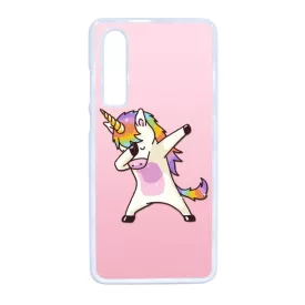 unicorn unikornis fantasy csajos Huawei P30 fehér tok