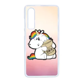 unicorn unikornis fantasy csajos Huawei P30 fehér tok