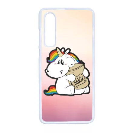 unicorn unikornis fantasy csajos Huawei P30 fehér tok