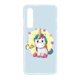 unicorn unikornis fantasy csajos Huawei P30 fehér tok