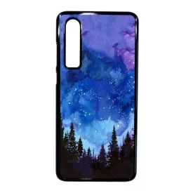 téli karácsonyi art Huawei P30 fekete tok