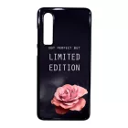i am Not Perfect But Limited edition viragos rose rozsas Huawei P30 fekete tok