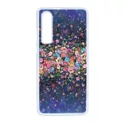 virágos tavaszi art Huawei P30 fekete tok