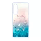virágos tavaszi art Huawei P30 fehér tok