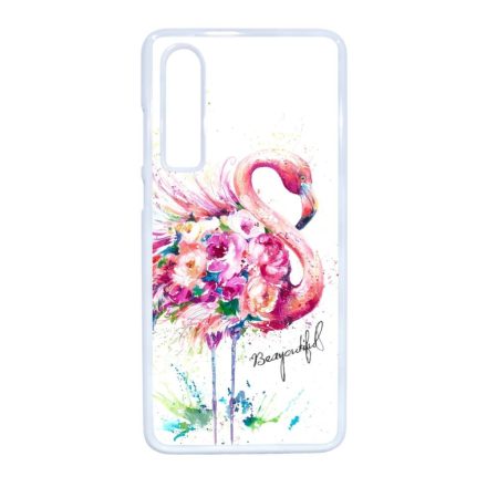 Álomszép Flamingo Huawei P30 fehér tok