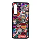 Stranger things matricabomba stickerbomb Huawei P30 fekete tok