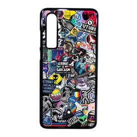 NASA matricabomba astronaut űrhajós stickerbomb Huawei P30 tok