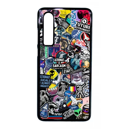 NASA matricabomba astronaut űrhajós stickerbomb Huawei P30 tok