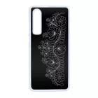 Elegant Matyó - Black magyar mintás hungarian folk Huawei P30 tok