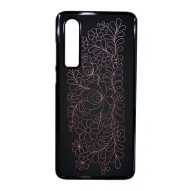 Elegáns Matyó - Rosegold magyar mintás hungarian folk Huawei P30 tok