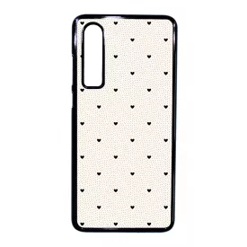 Elegáns szívecskés - CREAM - szives csajos Huawei P30 tok