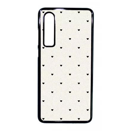 Elegáns szívecskés - CREAM - szives csajos Huawei P30 tok