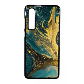 Golden Blue marvanyos marvany mintas Huawei P30 tok