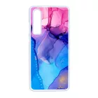 Blue Pink Gradient Ink kek rozsaszin marvanyos Huawei P30 tok