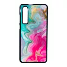 Pink gold Mixed Inks arany mintas marvanyos Huawei P30 tok