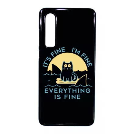 ezek csak cápák this is fine Huawei P30 tok