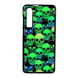 Green Skulls - Halloween Huawei P30 tok