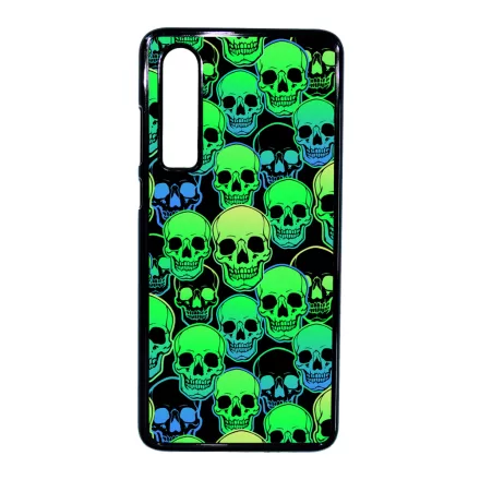 Green Skulls - Halloween Huawei P30 tok