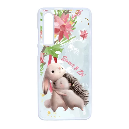 Nyuszi és Süni - Téli mintás Huawei P30 tok
