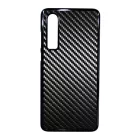 Ezüst karbon fiber mintás Huawei P30 tok