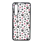 Szívecskés kutya mancs mintás Huawei P30 tok