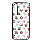 Cuki kávé és kutya mintás Huawei P30 tok